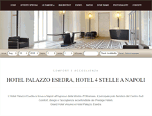 Tablet Screenshot of palazzoesedra.it